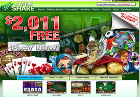 casinoshare site