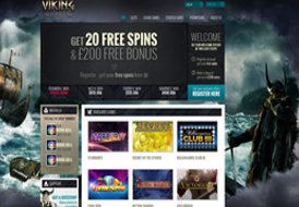 Viking Slots site preview
