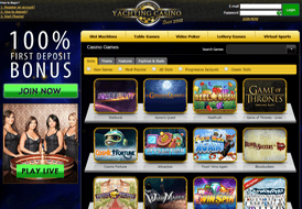 Yachting Casino lobby preview
