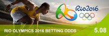 Rio 2016 betting ods